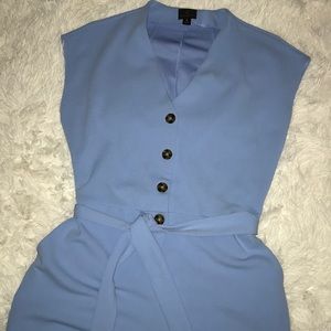Baby Blue Wide Leg Jumpsuit
